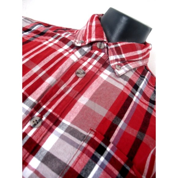 Canyon Guide Men Western Shirt Athletic Fit L/S Sz XLT Red/White/Gray plaid. - Picture 4 of 10